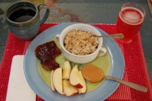 This is one robust breakfast to kickstart my day!