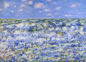 Waves Breaking by Claude Monet