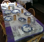 Easter dinner table&nbsp;1