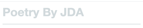 banner for website Poetry By JDA site